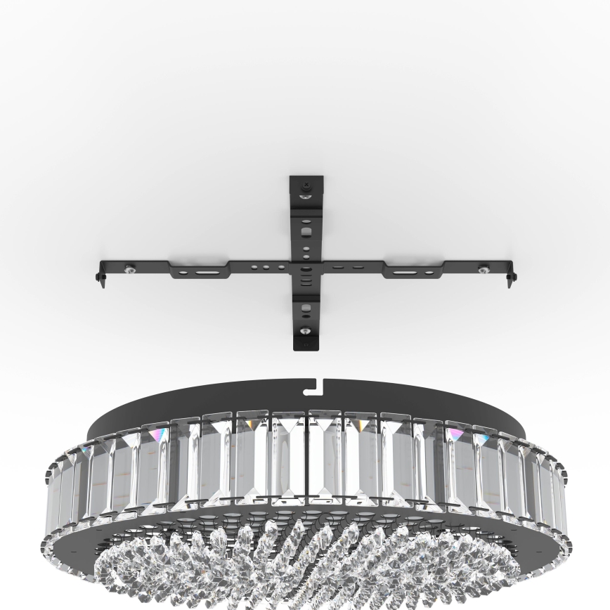 Eglo - Світлодіодний стельовий світильник з регулюванням яскравості LED/23,5W/230V 4000K чорний