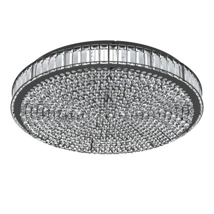 Eglo - Светодиодный потолочный светильник с регулированием яркости LED/52,4W/230V 4000K черная