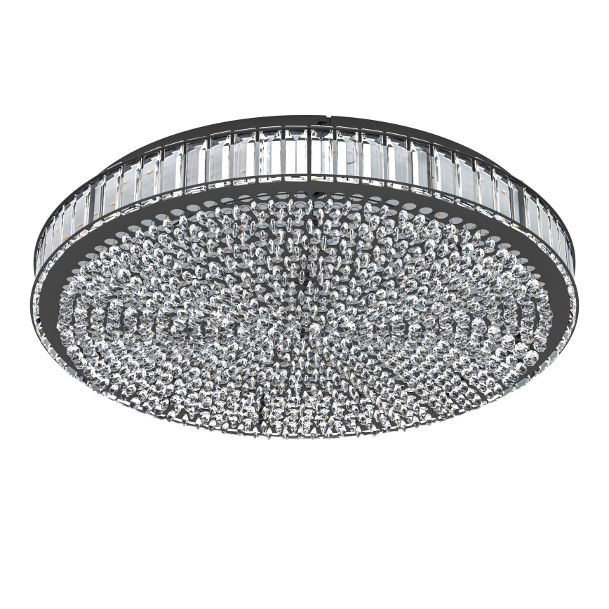 Eglo - Светодиодный потолочный светильник с регулированием яркости LED/52,4W/230V 4000K черная