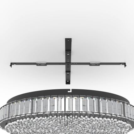 Eglo - Светодиодный потолочный светильник с регулированием яркости LED/52,4W/230V 4000K черная
