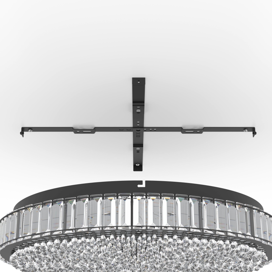 Eglo - Светодиодный потолочный светильник с регулированием яркости LED/52,4W/230V 4000K черная