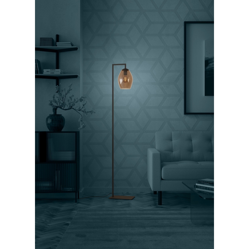 Eglo - Торшер 1xE27/40W/230V коричневый