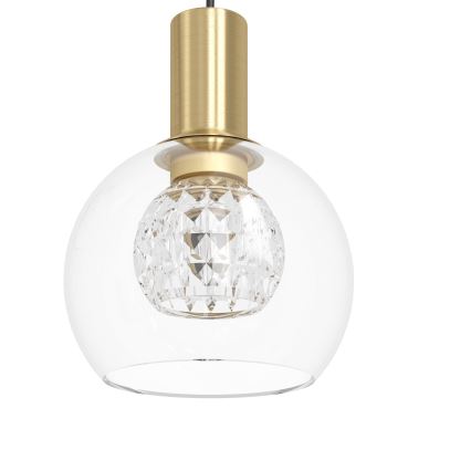 Eglo - Світлодіодна підвісна люстра з регулюванням яскравості 6xLED/5,4W/230V 3000K золотий