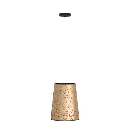 Eglo - Подвесная люстра 1xE27/25W/230V золотистый/розовый