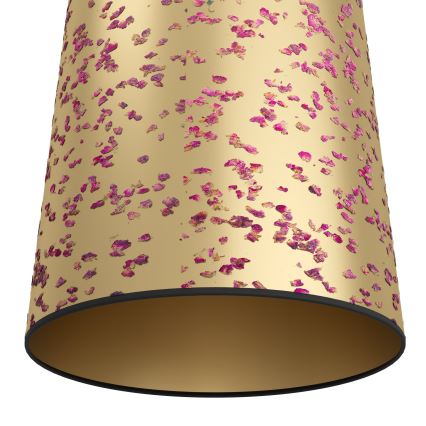 Eglo - Подвесная люстра 3xE27/25W/230V золотистый/розовый