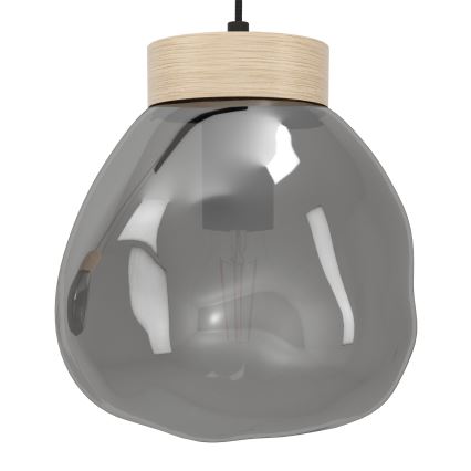 Eglo - Подвесная люстра 3xE27/40W/230V дымчатый