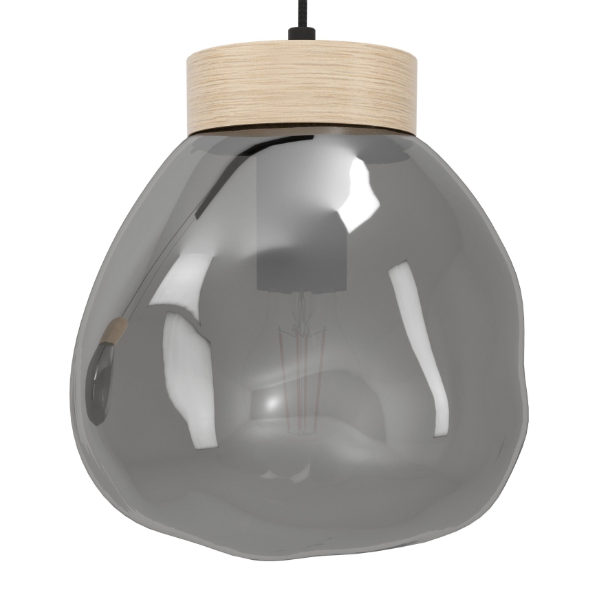 Eglo - Подвесная люстра 3xE27/40W/230V дымчатый
