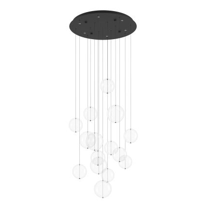 Eglo - Світлодіодна підвісна люстра з регулюванням яскравості 6xLED/4,2W/230V 3000K прозорий