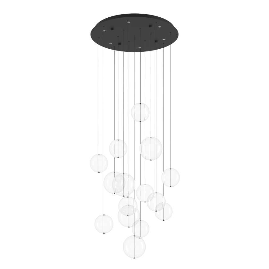 Eglo - Світлодіодна підвісна люстра з регулюванням яскравості 6xLED/4,2W/230V 3000K прозорий