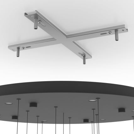 Eglo - Світлодіодна підвісна люстра з регулюванням яскравості 6xLED/4,2W/230V 3000K прозорий
