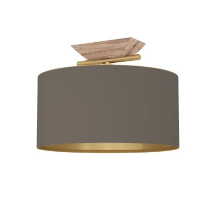 Eglo - Стельовий світильник 1xE27/40W/230V коричневий/золотий