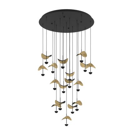 Eglo - Светодиодная подвесная люстра с регулированием яркости 17xLED/2,3W/230V 3000K диаметр 78 см