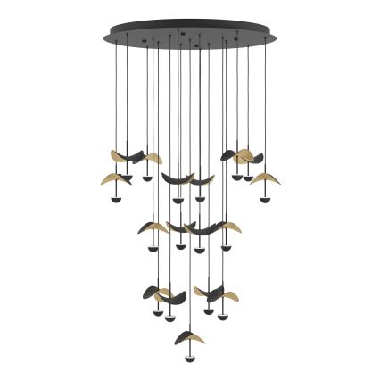Eglo - Светодиодная подвесная люстра с регулированием яркости 17xLED/2,3W/230V 3000K диаметр 78 см