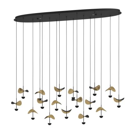 Eglo - Светодиодная подвесная люстра с регулированием яркости 17xLED/2,3W/230V 3000K