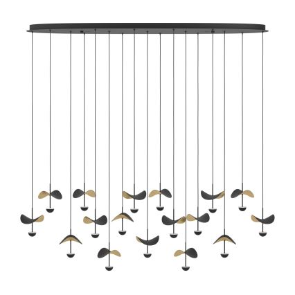 Eglo - Светодиодная подвесная люстра с регулированием яркости 17xLED/2,3W/230V 3000K
