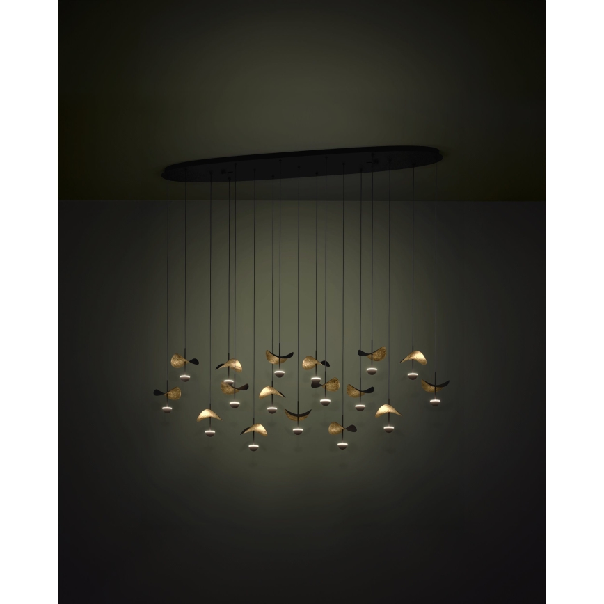 Eglo - Светодиодная подвесная люстра с регулированием яркости 17xLED/2,3W/230V 3000K