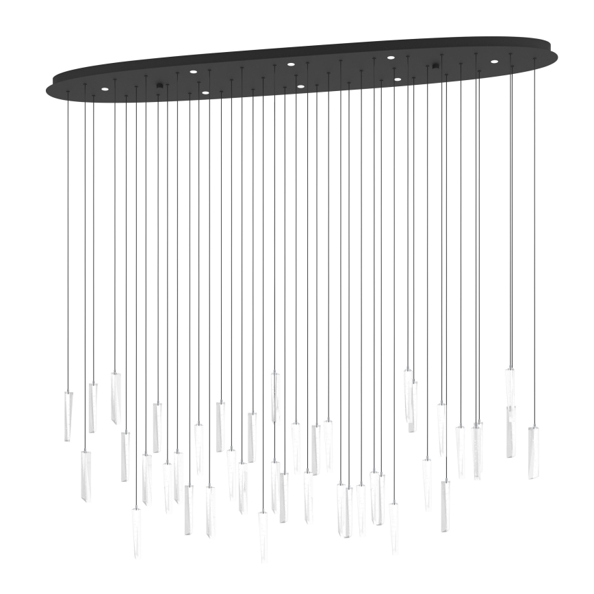 Eglo - Светодиодная подвесная люстра с регулированием яркости 8xLED/4,2W/230V 3000K прозрачная