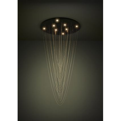 Eglo - Светодиодный потолочный светильник с регулированием яркости 8xLED/4,2W/230V 3000K
