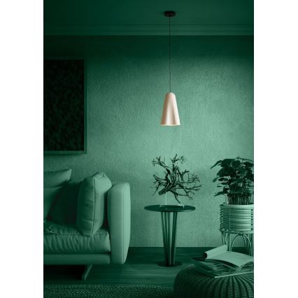 Eglo - Подвесная люстра 1xE27/40W/230V бежевый