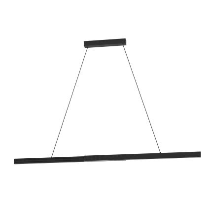 Eglo - Світлодіодна регульована люстра на тросі LED/20W/230V 3000K чорна