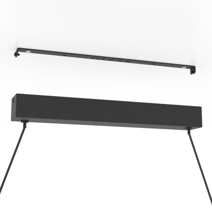 Eglo - Світлодіодна підвісна люстра з регулюванням яскравості LED/20W/230V 3000K чорний