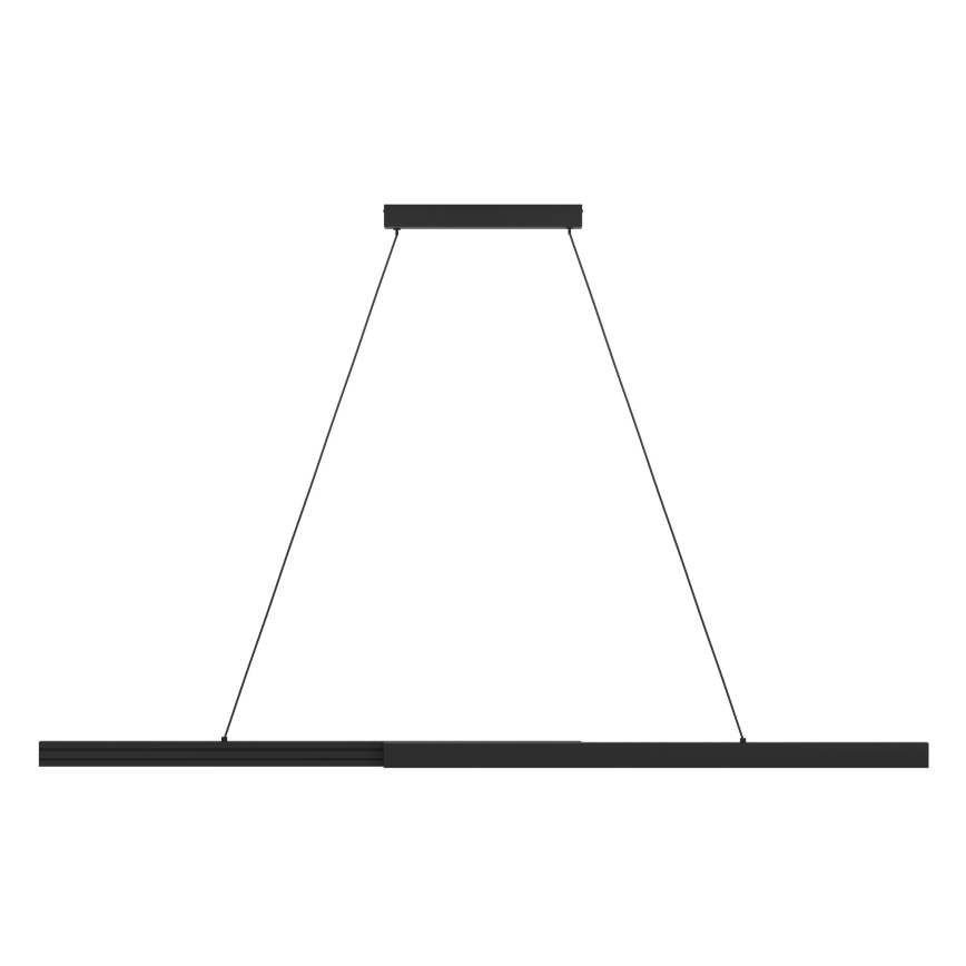 Eglo - Світлодіодна підвісна люстра з регулюванням яскравості LED/20W/230V 3000K чорний