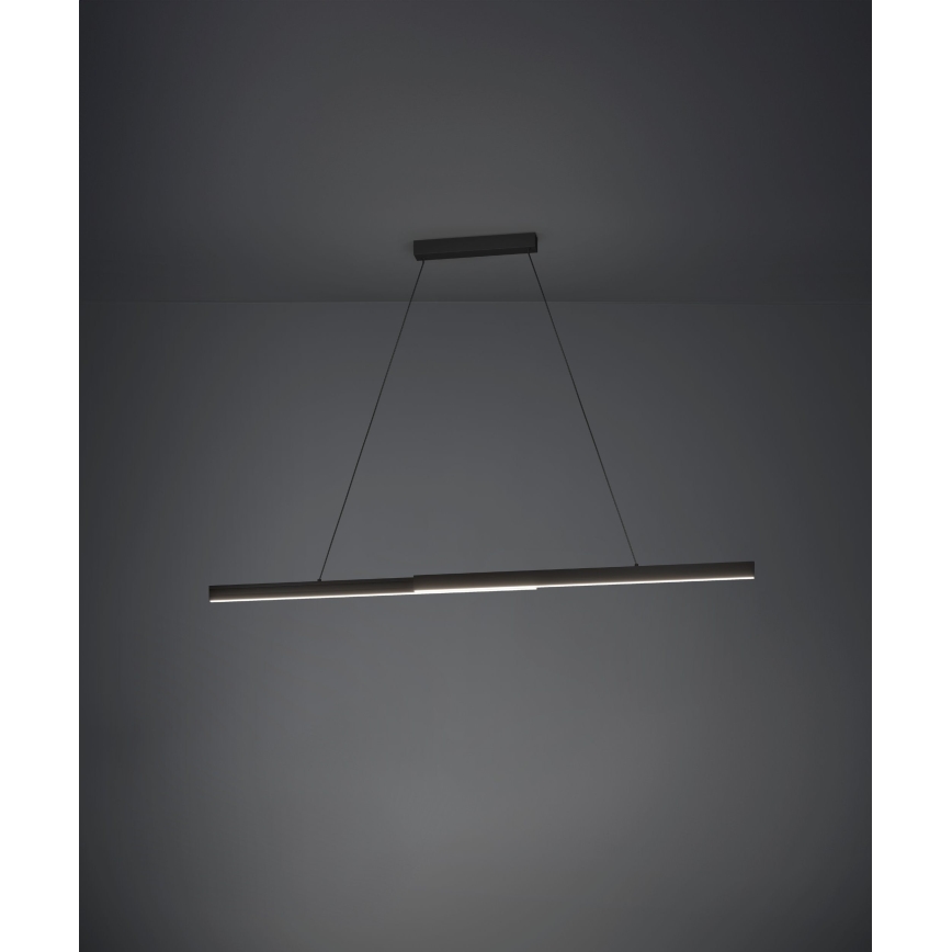 Eglo - Світлодіодна підвісна люстра з регулюванням яскравості LED/20W/230V 3000K чорний