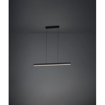 Eglo - Світлодіодна підвісна люстра з регулюванням яскравості LED/20W/230V 3000K чорний