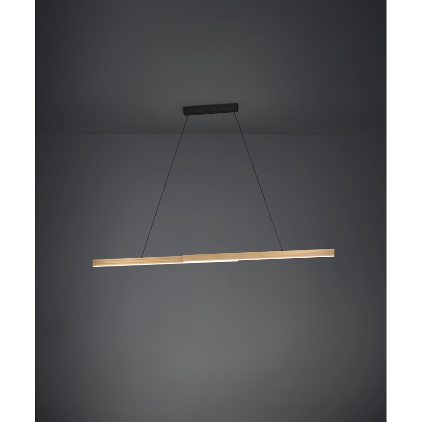 Eglo - Світлодіодна підвісна люстра з регулюванням яскравості LED/21W/230V 3000K коричневий