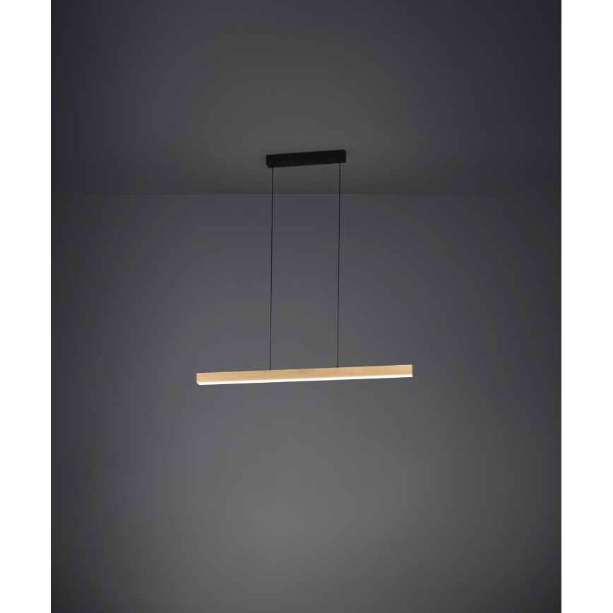 Eglo - Світлодіодна підвісна люстра з регулюванням яскравості LED/21W/230V 3000K коричневий