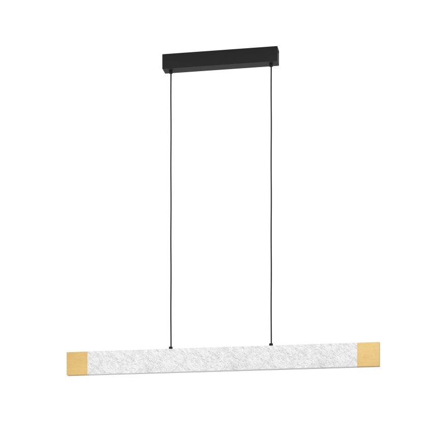 Eglo - Светодиодная подвесная люстра с регулированием яркости LED/22,2W/230V 3000K коричневая/серая