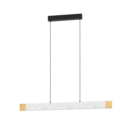 Eglo - Світлодіодна підвісна люстра з регулюванням яскравості LED/22,2W/230V 3000K коричневий/сірий