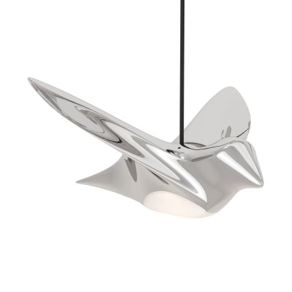 Eglo - Світлодіодна підвісна люстра з регулюванням яскравості 17xLED/3W/230V 3000K глянцевий хром