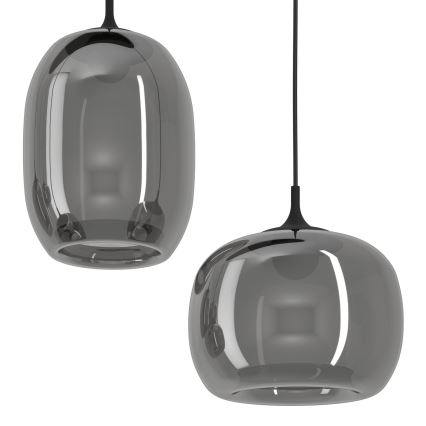 Eglo - Светодиодная подвесная люстра с регулированием яркости 6xLED/3,7W/230V 2700-6500K дымчатый + дистанционное управление
