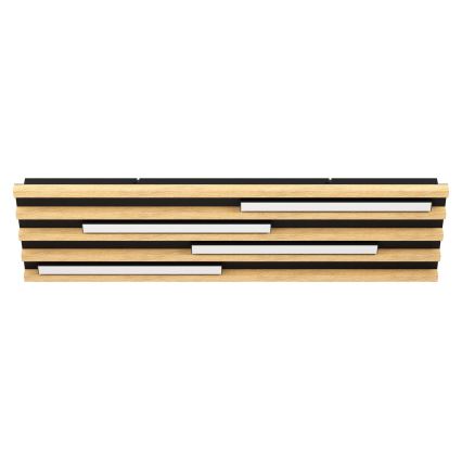 Eglo - Светодиодный потолочный светильник с регулированием яркости 4xLED/9W/230V 3000K 22x78 см коричневый