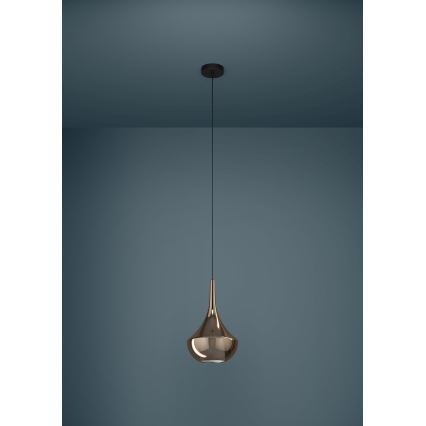 Eglo - Люстра на тросе 1xE27/28W/230V медная