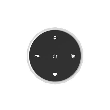 Eglo - світлодіодний стельовий світильник з регулюванням яскравості LED/5,5W/230V + LED/1,6W 2200-6500K, діаметр 25 см, глянцевий хром, з пультом дистанційного керування