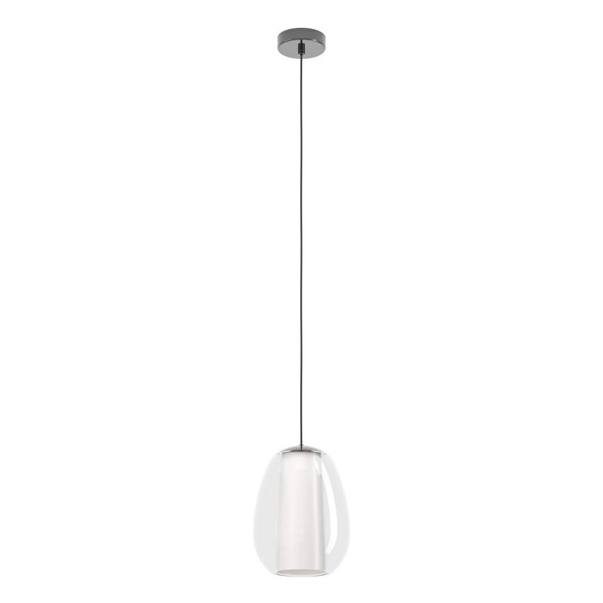 Eglo - светодиодная диммируемая люстра на тросе LED/7W/230V + LED/1,6W 2200-6500K черный хром