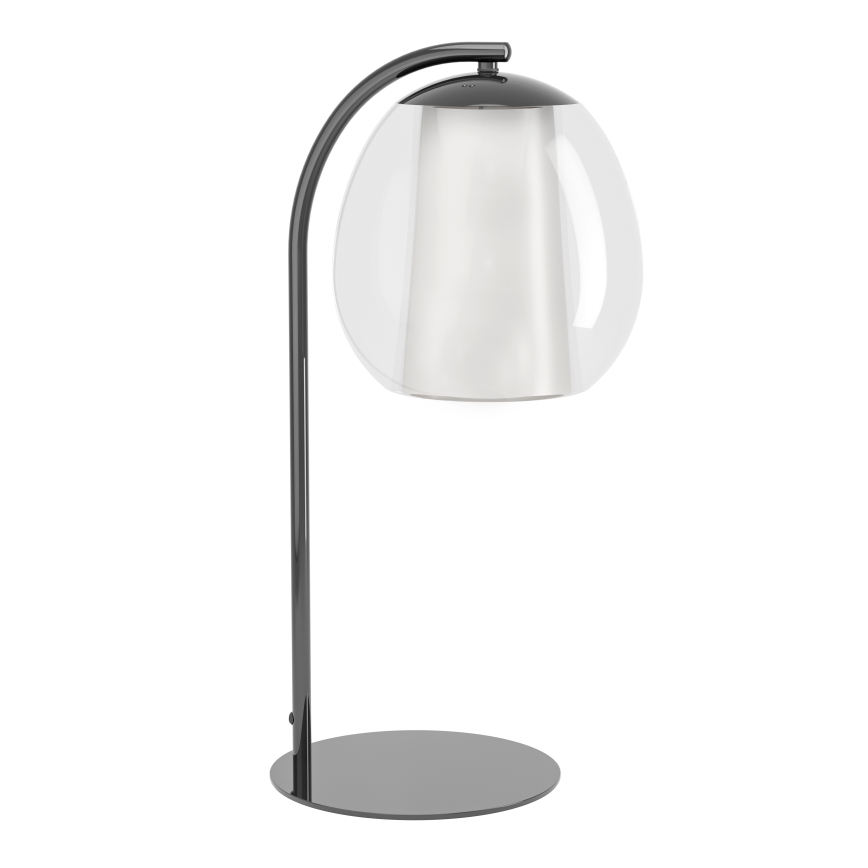 Eglo - Настольная светодиодная лампа с диммером LED/5,5W/230V + LED/1,6W глянцевый хром