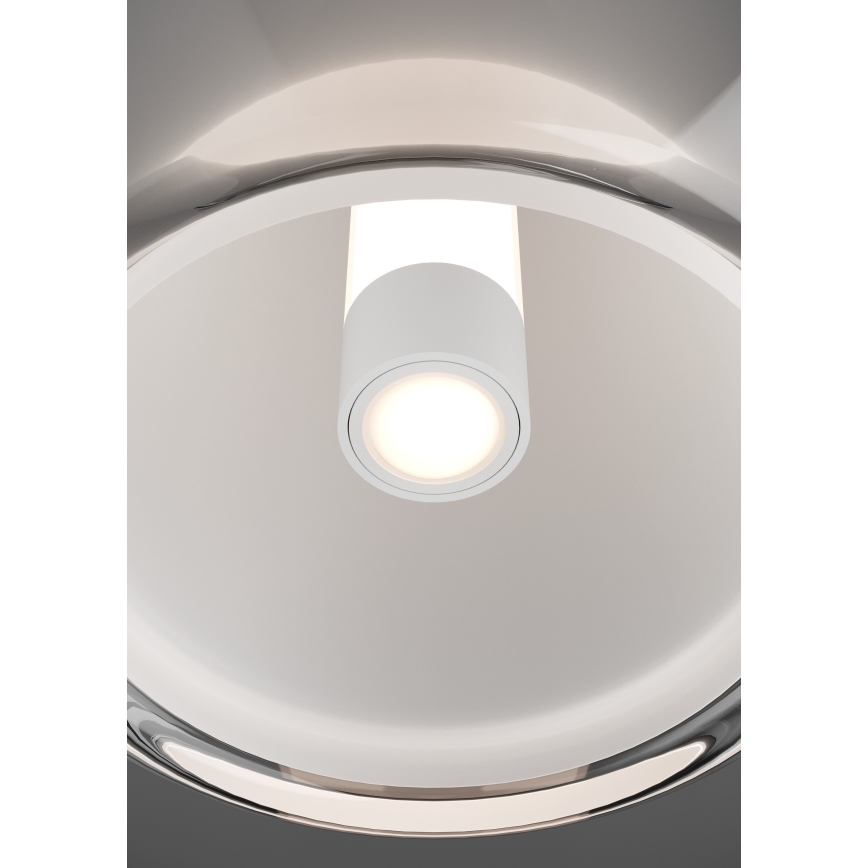 Eglo - Настольная светодиодная лампа с диммером LED/5,5W/230V + LED/1,6W глянцевый хром