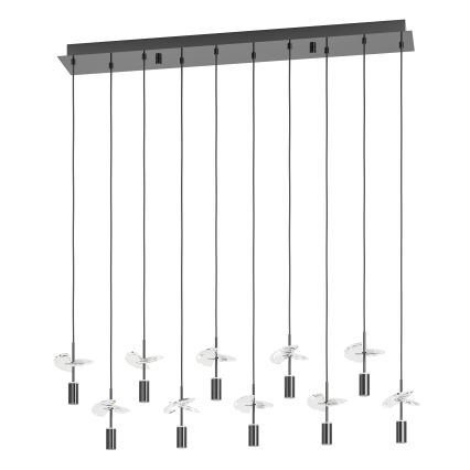 Eglo - LED-люстра на тросі 10xLED/2,6W/230V 2200/3000/4000K глянцевий хром