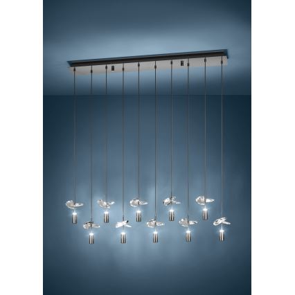 Eglo - LED-люстра на тросі 10xLED/2,6W/230V 2200/3000/4000K глянцевий хром