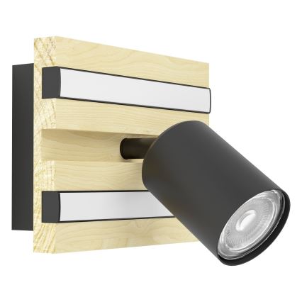 Eglo - LED настінний точковий світильник LED/2,2W/230V + 2xLED/1,2W + 2xLED/2W бежевий/чорний