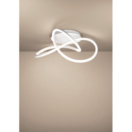 Eglo - Диммируемый потолочный светильник LED/40W/230V 2200-6500K диаметр 83 см белый + пульт дистанционного управления