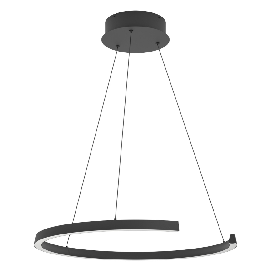 Eglo - LED диммируемая подвесная люстра на тросе LED/24,8W/230V 2200-6500K черная + пульт дистанционного управления