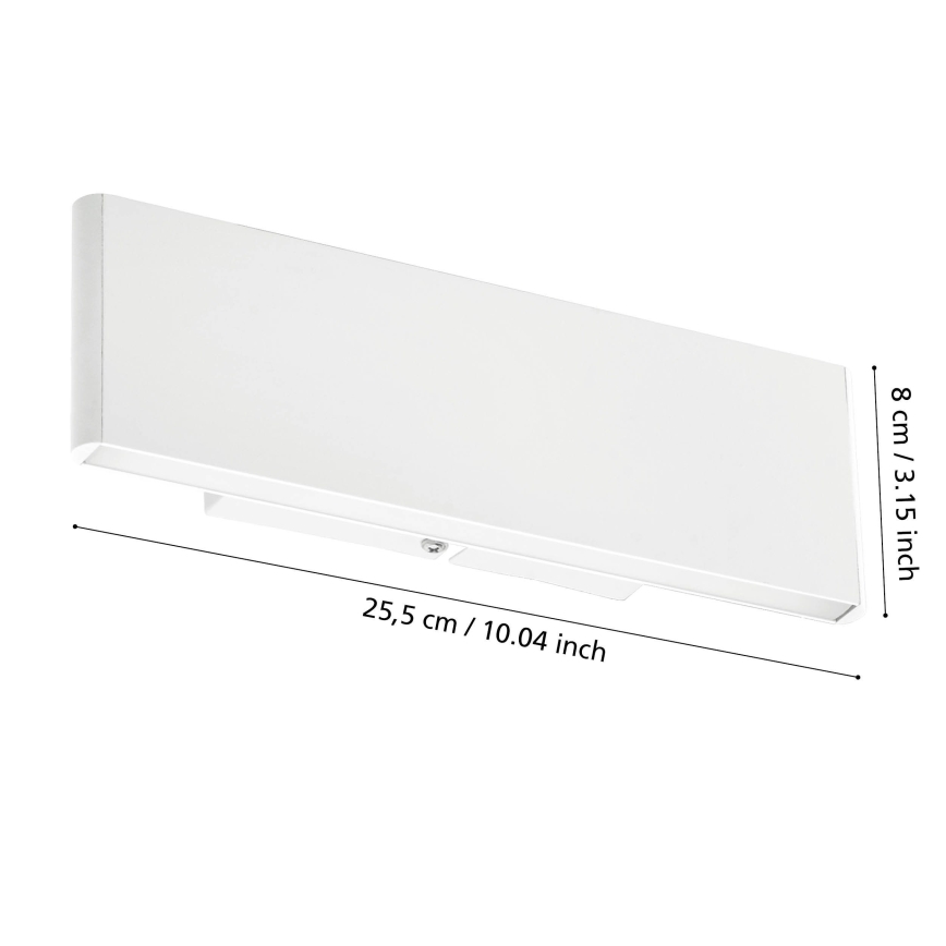 Eglo - Світлодіодний настінний світильник 2xLED/5,4W/230V