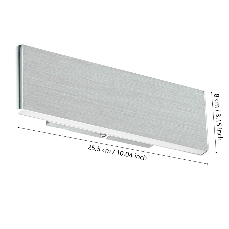 Eglo - Світлодіодний настінний світильник 2xLED/5,4W/230V