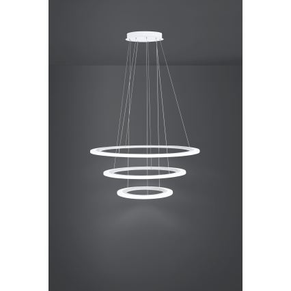 Eglo - Світлодіодна підвісна люстра з регулюванням яскравості 1xLED/45W/230V + 1xLED/33W + 1xLED/19,5W
