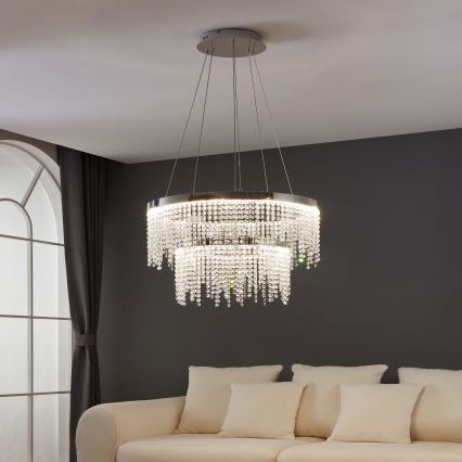 Eglo - Світлодіодна підвісна люстра з регулюванням яскравості LED/45W/230V