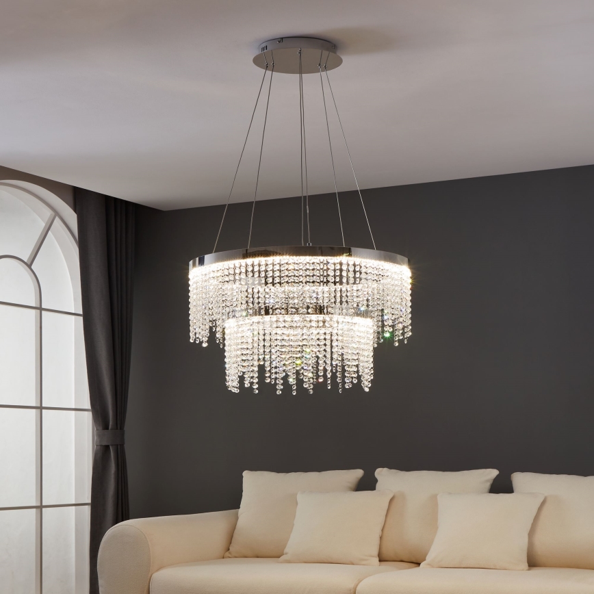 Eglo - Світлодіодна підвісна люстра з регулюванням яскравості LED/45W/230V
